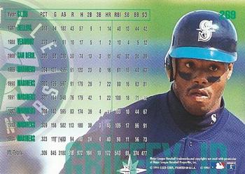 1995 Fleer #269 Ken Griffey, Jr. Back