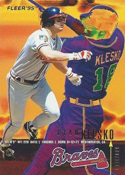 1995 Fleer #308 Ryan Klesko Front