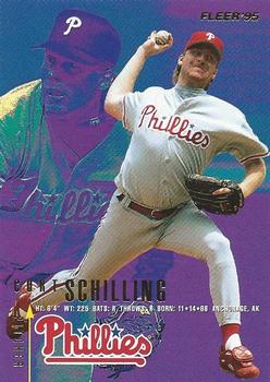 1995 Fleer #403 Curt Schilling Front