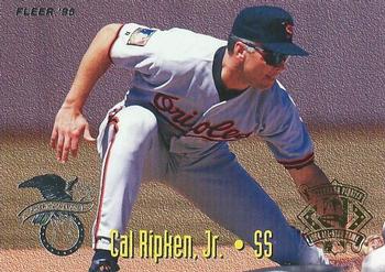 1995 Fleer - All-Stars #5 Cal Ripken Jr. / Ozzie Smith Front