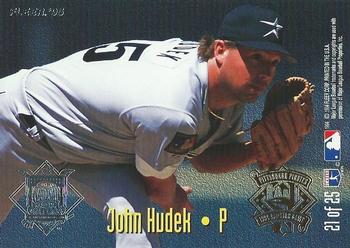 1995 Fleer - All-Stars #21 Randy Johnson / John Hudek Back