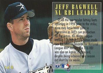 1995 Fleer - League Leaders #8 Jeff Bagwell Back