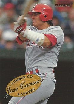 1995 Fleer - Lumber Company #4 Jose Canseco Front