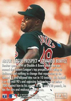 1995 Fleer - Major League Prospects #4 Armando Benitez Back