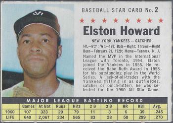 1961 Post Cereal (F278-33) #2 Elston Howard Front