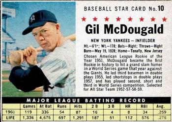 1961 Post Cereal (F278-33) #10 Gil McDougald Front