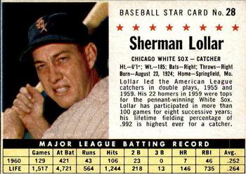 1961 Post Cereal (F278-33) #28 Sherm Lollar Front
