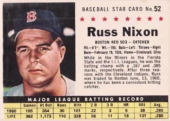 1961 Post Cereal (F278-33) #52 Russ Nixon Front