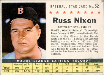1961 Post Cereal (F278-33) #52 Russ Nixon Front