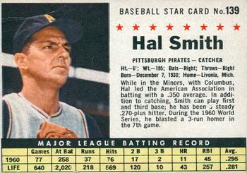1961 Post Cereal (F278-33) #139 Hal Smith Front