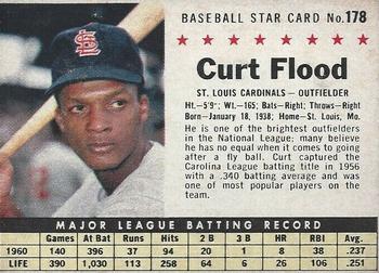 1961 Post Cereal (F278-33) #178 Curt Flood Front