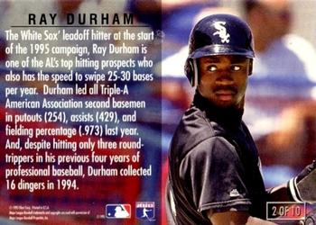 1995 Fleer Update - Rookie Update #2 Ray Durham Back