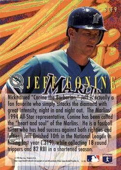 1995 Fleer Update - Soaring Stars #3 Jeff Conine Back