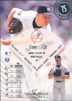1995 Leaf #75 Jimmy Key Back