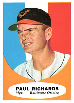 1961 Topps #131 Paul Richards Front