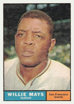 1961 Topps #150 Willie Mays Front