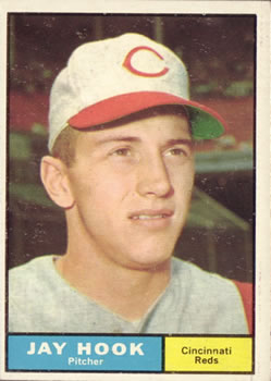 1961 Topps #162 Jay Hook Front