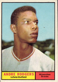 1961 Topps #183 Andre Rodgers Front