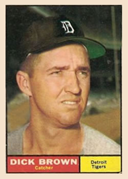 1961 Topps #192 Dick Brown Front