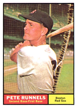 1961 Topps #210 Pete Runnels Front