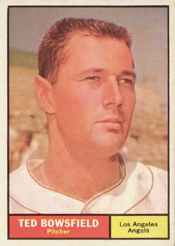 1961 Topps #216 Ted Bowsfield Front