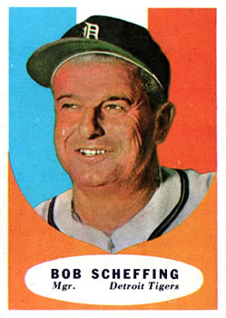 1961 Topps #223 Bob Scheffing Front