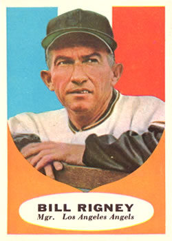 1961 Topps #225 Bill Rigney Front