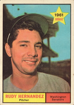 1961 Topps #229 Rudy Hernandez Front
