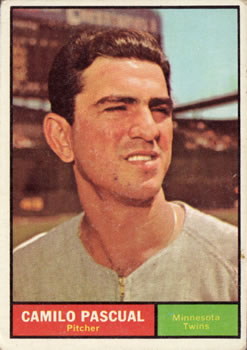 1961 Topps #235 Camilo Pascual Front
