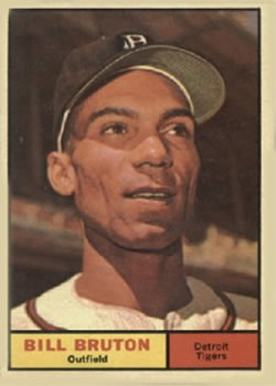 1961 Topps #251 Bill Bruton Front