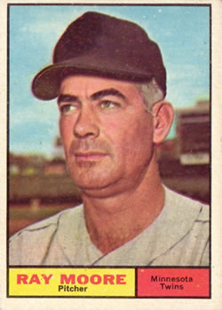 1961 Topps #289 Ray Moore Front