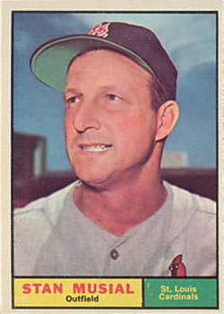 1961 Topps #290 Stan Musial Front