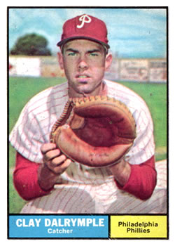 1961 Topps #299 Clay Dalrymple Front