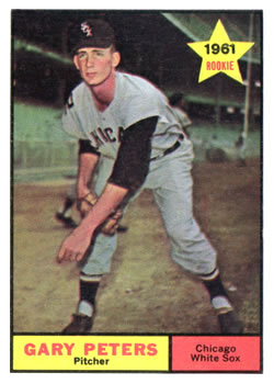 1961 Topps #303 Gary Peters Front