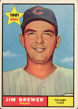 1961 Topps #317 Jim Brewer Front