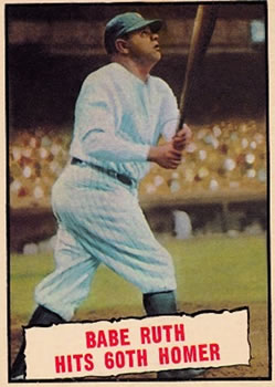 1961 Topps #401 Babe Ruth Front