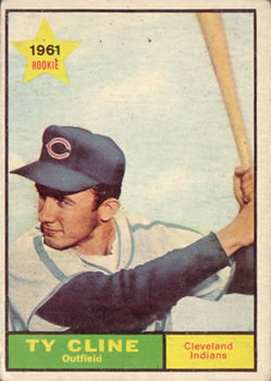 1961 Topps #421 Ty Cline Front