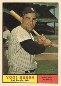 1961 Topps #425 Yogi Berra Front