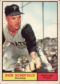 1961 Topps #453 Dick Schofield Front