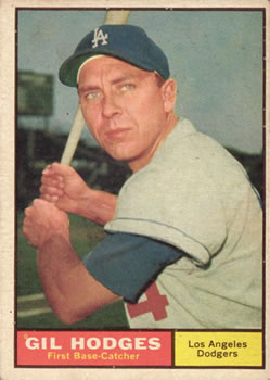 1961 Topps #460 Gil Hodges Front