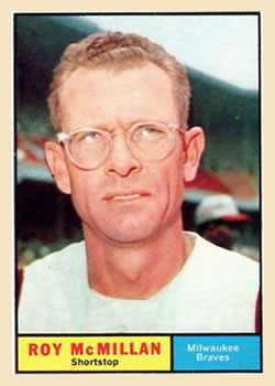 1961 Topps #465 Roy McMillan Front