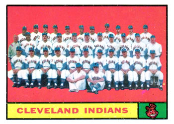 1961 Topps #467 Cleveland Indians Front