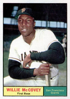 1961 Topps #517 Willie McCovey Front