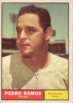 1961 Topps #528 Pedro Ramos Front