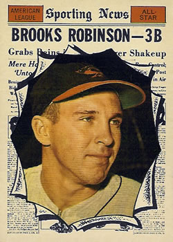 1961 Topps #572 Brooks Robinson Front
