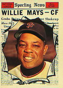 1961 Topps #579 Willie Mays Front