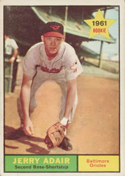1961 Topps #71 Jerry Adair Front