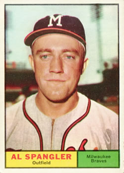 1961 Topps #73 Al Spangler Front