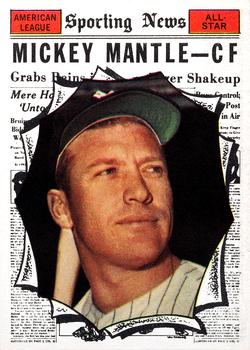 1961 Topps #578 Mickey Mantle Front