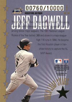 1995 Leaf - Gold Leaf Stars #1 Jeff Bagwell Back